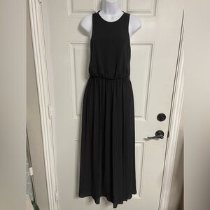 D3- VERA WANG Black WHITE Maxi Dress